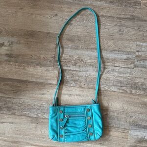 B. Makowsky Stylish Blue Crossbody Bag